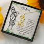 To My Sister Christmas Appreciation Giraffe Necklace