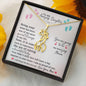 New Mom Gift for Daughter Giraffe Necklace | Pregnant Gift for First Time Mom | Gift for Mama to be Gift