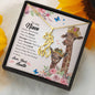 To My Niece You Are Braver Than You Believe Giraffe Necklace