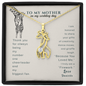 Custom Order To My Mother On My Wedding Day Giraffe Necklace