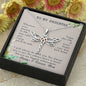 To My Daughter You Are My Biggest Achievement Dragonfly Necklace | Gift for Daughter from Mom | Birthday, Graduation, Christmas Gift