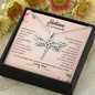 Believe in yourself Dragonfly Necklace | Encouragement Dragonfly Necklace Gift, Necklace to Mom, Sister, Wife, Girlfriend, Mentor, Daughter