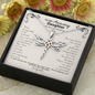 To my Amazing Daughter on her Graduation Day Dragonfly Necklace Gift| Gift from Mom, Gift From Dad| Gift from Parents for Daughters Graduation