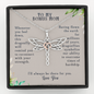 To My Bonus Mom I Will Always Be There Dragonfly Necklace | Gift for Bonus Mom from Step-Daughter, Step-Son