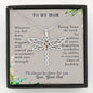 To My Mom from Son, I Will Always Be There Dragonfly Necklace | Gift for Mom from Son| Birthday, Mother's Day