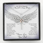 From My Dad In Heaven Dragonfly Necklace | Dad Memorial Gift Loss | Sympathy Loss of Father Gift | Father Memorial Gift