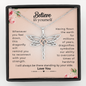 Believe in yourself Dragonfly Necklace | Encouragement Dragonfly Necklace Gift, Necklace to Mom, Sister, Wife, Girlfriend, Mentor, Daughter