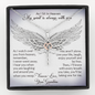 From My Grandma In Heaven Dragonfly Necklace | Grandmother Memorial Gift Loss | Sympathy Loss of Grandma Gift | Grandma Memorial Gift