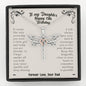 To My Daughter Happy 13th Birthday Dragonfly Necklace | 13th Birthday Gift For Daughter From Dad | Daughter 13th Birthday Gift From Dad