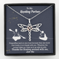 To My Kayaking Partner Dragonfly Necklace | Valentine's Gift, Anniversary Gift, Kayaking Couple Dragonfly Necklace, Outdoorsman Gift