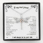 To My Best Friend, Victory, Luck & Change Dragonfly Necklace, New Beginnings Necklace, Breakup Gift NecklaceBeginnings