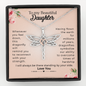 To My Beautiful Daughter Believe In Yourself Dragonfly Necklace | Gift for Daughter from Mom / From Dad | Graduation, Birthday Gift or just because