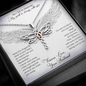 From My Husband In Heaven Dragonfly Necklace | Husband Memorial Necklace | Loss of Husband Gift | Husband Loss Sympathy Gift