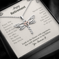 Happy Retirement Gift Enjoy The Sunrises Dragonfly Necklace | Retirement Necklace for Women: Colleagues, Leave Job, Jewelry from Coworkers