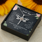To Favorite Weirdo Mom Dragonfly Necklace | Gift to Mom from Daughter / Son | Mother's Day Gift for Mother