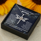 In Loving Memory Of Your Amazing Mother Dragonfly Necklace | Mom Memorial Necklace | Loss of Mother Gift | Mother Loss Sympathy Gift