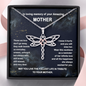 In Tribute To Your Amazing Mother Dragonfly Necklace | Mom Memorial Necklace | Loss of Mother Gift | Mother Loss Sympathy Gift