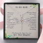 To My Mom, I Will Always Be There Dragonfly Necklace | Gift for Mom from Daughter | Birthday, Mother's Day, Christmas Present