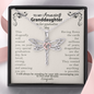 To my Amazing Granddaughter on her Graduation Day Dragonfly Necklace Gift| Gift from Grandma| Gift from Grandpa| Graduation Gift from Grandparents