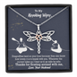 To My Kayaking Wifey Dragonfly Necklace | Valentine's Gift, Anniversary Gift, Kayaking Couple Dragonfly Necklace, Outdoorsman Gift