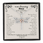 To my Amazing Niece on her Graduation Day Dragonfly Necklace Gift| Gift from Aunt| Gift from Aunt to Niece on Graduation