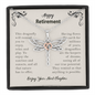 Happy Retirement Dragonfly Necklace | Retirement Necklace for Women: Colleagues, Leave Job, Jewelry from Coworkers