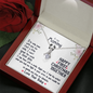 To My Mommy From Baby Happy First Christmas Together Alluring Necklace | New Mommy, First Time Mom Gift, New Mom Gift Jewelry, Gift for New Mom Necklace