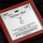 To My Warrior Mom Alluring Beauty Necklace | Encouragement Gift for Mom| Cancer Survivor Gift For Mom from Daughter, Son, Husband