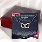 To My Army Girlfriend Distance Means So Little Heart Necklace, Army Girlfriend Gift, Deployment Necklace, Deployment Gift,Gift for Military Girlfriend