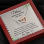 To My Bonus Mom Interlocking Hearts Necklace| I will Always Be Your Little Boy| Gift for Mom from Son| Gift from Son to Mom| Gift for Moms Birthday, Mother's Day Gift