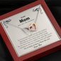 To My Mom You Are My Sunshine Sad Happy Tears Necklace | Mom Gift From Son and Daughter | Mothers Day Gift