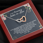 To My Amazing Sister In Law Interlocked Heart Necklace | Sister in Law Gift, Sister in Law Necklace