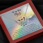 To My Dog Mom, Crossing The Rainbow Bridge Interlocked Heart Necklace | Loss of Dog memorial Necklace | Dog loss gifts, Pet memorial Necklace, necklace, Pet Sympathy Necklace Gift