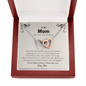 To My Mom You Are My Sunshine Sad Happy Tears Necklace | Mom Gift From Son and Daughter | Mothers Day Gift