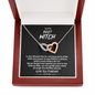 To My Best Witch We Have Each Other Double Heart Necklace | Best Witches Necklace: Gift for Coven Sisters, Celestial Sisters