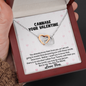 Cannabe Your Valentine Interlocked Hearts Necklace