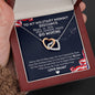 Customized To My Military Mommy, Distance Means So Little Love Necklace, Military Mom Gift