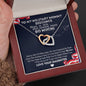 To My Military Mommy, Distance Means So Little Necklace, Military Mom Gift from Daughter