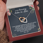 To My Amazing Sister In Law Interlocked Heart Necklace | Sister in Law Gift, Sister in Law Necklace