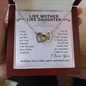 Funny Like Mother Like Daughter Necklace | Mother and Daughter Mother's Day Necklace | Funny Mother's Day Necklace for Mom