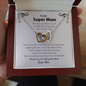 To My Super Mom You Have Sacrificed So Much Necklace | Mom Gift From Son and Daughter | Mothers Day Gift