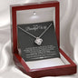 To My Beautiful Wife Our Life Ain't No Fairy Tale But I Love You Cubic Zirconia Necklace | Gift From Husband To Wife | Anniversary Gift