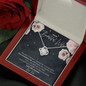To My Beautiful Wife, Love Knot Necklace | Anniversary Gift for Wife | Luxurious Necklace Gift for Wife | Wife Birthday, Christmas Gift