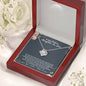 To Our Future Daughter-In-Law Love Knot Necklace, To Our Daughter-In-Law Gift On Wedding Day