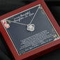To Our Beautiful Daughter-In-Law Love Knot Necklace, To Our Daughter-In-Law Gift On Wedding Day