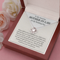 To My Amazing Mother-In-Law On My Wedding Day Love Knot Necklace Gift | Mother In Law Wedding Gift From Bride | Mother of the Groom Necklace | Future Mother in Law Wedding Gift | Sentimental Gift For Mother-In-Law
