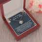 To My Amazing Sister In Law Welcome To Our Family Love Knot Necklace | Sister in Law Gift, Sister in Law Necklace