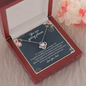 To my Daughter, You Are Going Places Love Knot Necklace | Gift for Daughter From Dad | Motivational Gift for my Daughter from Dad