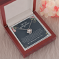 To my Daughter, You Are Going Places Love Knot Necklace | Gift for Daughter From Mom & Dad | Motivational Gift for my Daughter From your parents