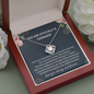 13th Birthday Officially A Teenager Love Knot Necklace, 13th Birthday Gift, Thirteenth Birthday Necklace